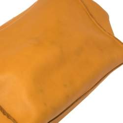 Pre Owned Celine Mustard Leather Large Big Bag 