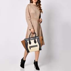 Pre Owned حقيبة يد توتس سيلين لاغيدج صغيرة جلد ثلاثي اللون