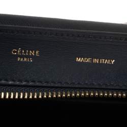 Pre Owned Celine Tricolor Python and Leather Medium Trapeze Bag