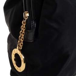 Pre Owned Celine Black Nylon and Leather Tote