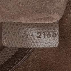 Pre Owned Celine Beige Leather Medium Phantom Luggage Tote