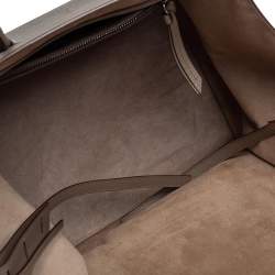 Pre Owned Celine Beige Leather Medium Phantom Luggage Tote