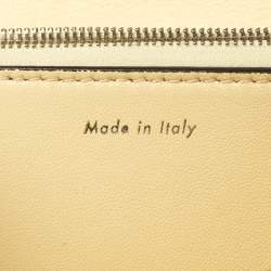 Pre Owned Celine Multicolor Ostrich Leg, Suede and Leather Diamond Clutch