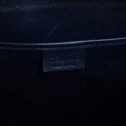 Pre Owned حقيبة يد سيلين نانو لاغدغ جلد أزرق