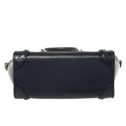 مملوكة مسبقًا حقيبة يد سيلين نانو لاغيدج جلد أزرق