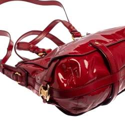 Pre Owned Celine Red Patent Leather Lirine Tote