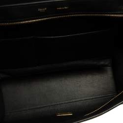 Pre Owned Celine Multicolor Python, Suede, and Leather Medium Trapeze Top Handle Bag