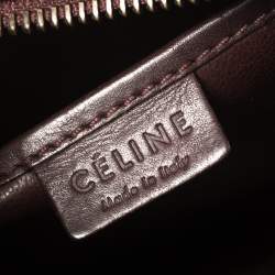 مملوكة مسبقًا حقيبة يد توتس سيلين نانو لاغيدج جلد عنابي