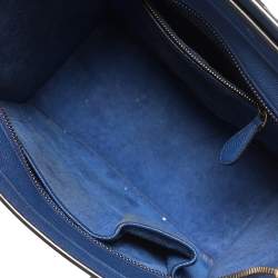 Pre Owned حقيبة سيلين مايكرو لاغيدج جلد أزرق 