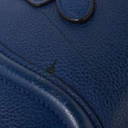 Pre Owned حقيبة سيلين مايكرو لاغيدج جلد أزرق 