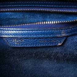 Pre Owned حقيبة سيلين مايكرو لاغيدج جلد أزرق 