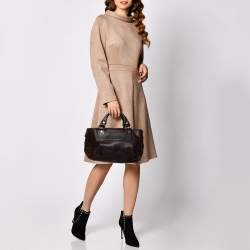 Pre Owned Celine Dark Brown Leather Boogie Tote