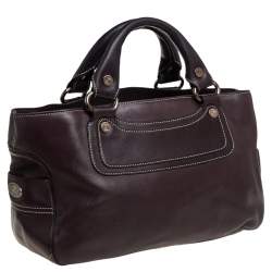 Pre Owned Celine Dark Brown Leather Boogie Tote