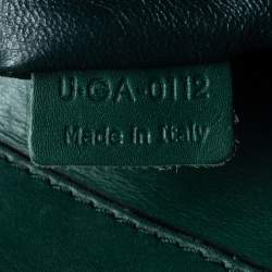 مملوكة مسبقًا حقيبة يد توتس سيلين ميني لاغيدج جلد وجلد ثعبان أخضر