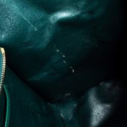 مملوكة مسبقًا حقيبة يد توتس سيلين ميني لاغيدج جلد وجلد ثعبان أخضر