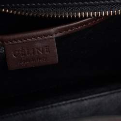 Pre Owned Céline Tri Color Leather Nano Luggage Tote