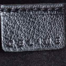 Pre Owned Celine White/Black Animal Print Calf Hair Boogie Tote