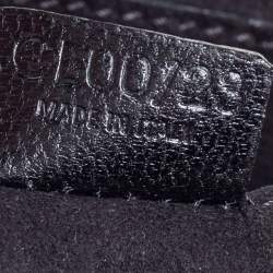 Pre Owned Celine White/Black Animal Print Calf Hair Boogie Tote