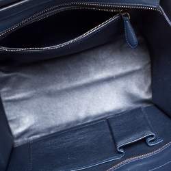 مملوكة مسبقًا حقيبة يد سيلين لاغيدج ميني سويدي و جلد ثلاثي اللون