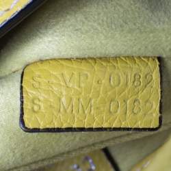 Pre Owned حقيبة يد توتس سيلين نانو لاغيدج جلد صفراء