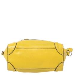 Pre Owned حقيبة يد توتس سيلين نانو لاغيدج جلد صفراء