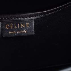 Pre Owned حقيبة يد توتس سيلين نانو لاغيدج جلد وجلد ثعبان ثلاثية اللون مزركشة 