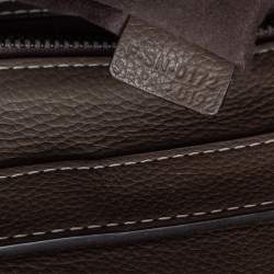 Pre Owned Celine Grey Leather Mini Luggage Tote