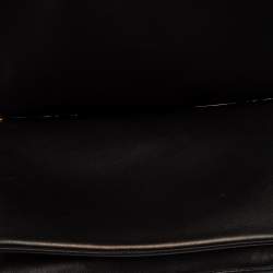 Pre Owned Céline Black Leather Large Trio Crossbody Bag