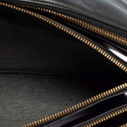 Pre Owned Céline Black Leather Large Trio Crossbody Bag