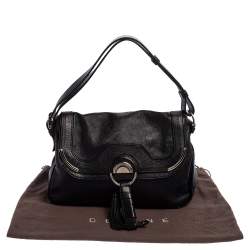 Pre Owned Celine Black Leather Daydream Shoulder Bag