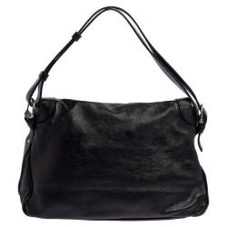 Pre Owned Celine Black Leather Daydream Shoulder Bag