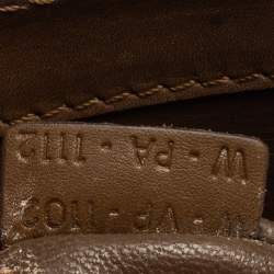 Pre Owned Celine Tri Color Leather Micro Luggage Tote