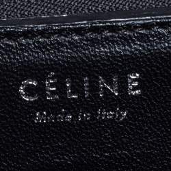 Pre Owned Celine Black Python Medium Classic Box Shoulder Bag
