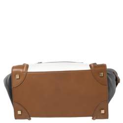 Pre Owned حقيبة يد توتس سيلين لاغيدج ميني جلد ثلاثي اللون 