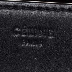 Pre Owned  Celine Black Leather Medium Phantom Luggage Tote