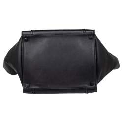 Pre Owned  Celine Black Leather Medium Phantom Luggage Tote