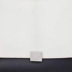 Pre Owned Celine Multicolor Calf Hair and Leather Medium Trapeze Top Handle Bag
