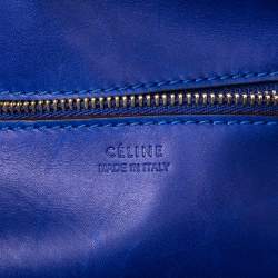 Pre Owned Celine Blue Leather Mini Tie Tote