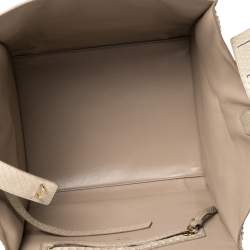 Pre Owned Celine Beige Python Medium Phantom Luggage Tote