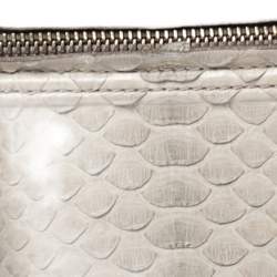 Pre Owned Celine Beige Python Medium Phantom Luggage Tote