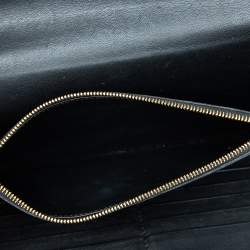 Pre Owned  Celine Tri Color Leather Envelope Clutch