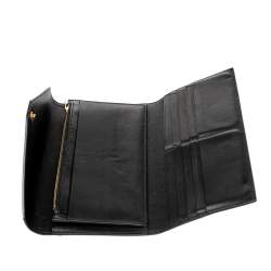 Pre Owned  Celine Tri Color Leather Envelope Clutch