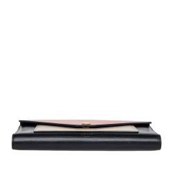 Pre Owned  Celine Tri Color Leather Envelope Clutch