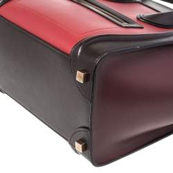 Celine Tri Color Leather Micro Luggage Tote