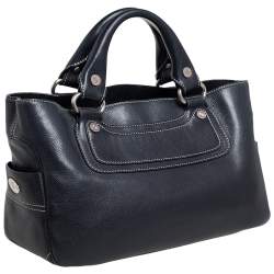 Pre Owned Celine Black Leather Boogie Tote