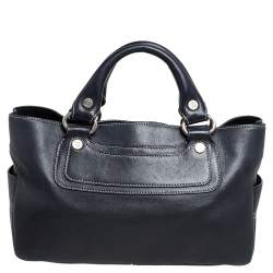 Pre Owned Celine Black Leather Boogie Tote