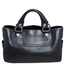 Pre Owned Celine Black Leather Boogie Tote
