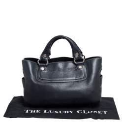 Pre Owned Celine Black Leather Boogie Tote