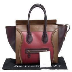 Pre Owned حقيبة يد توتس سيلين ميني لاغيدج جلد ثلاثي اللون