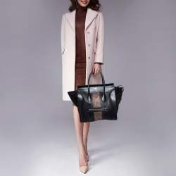 Pre Owned Celine Tri Color Python, Suede and Leather Mini Luggage Tote